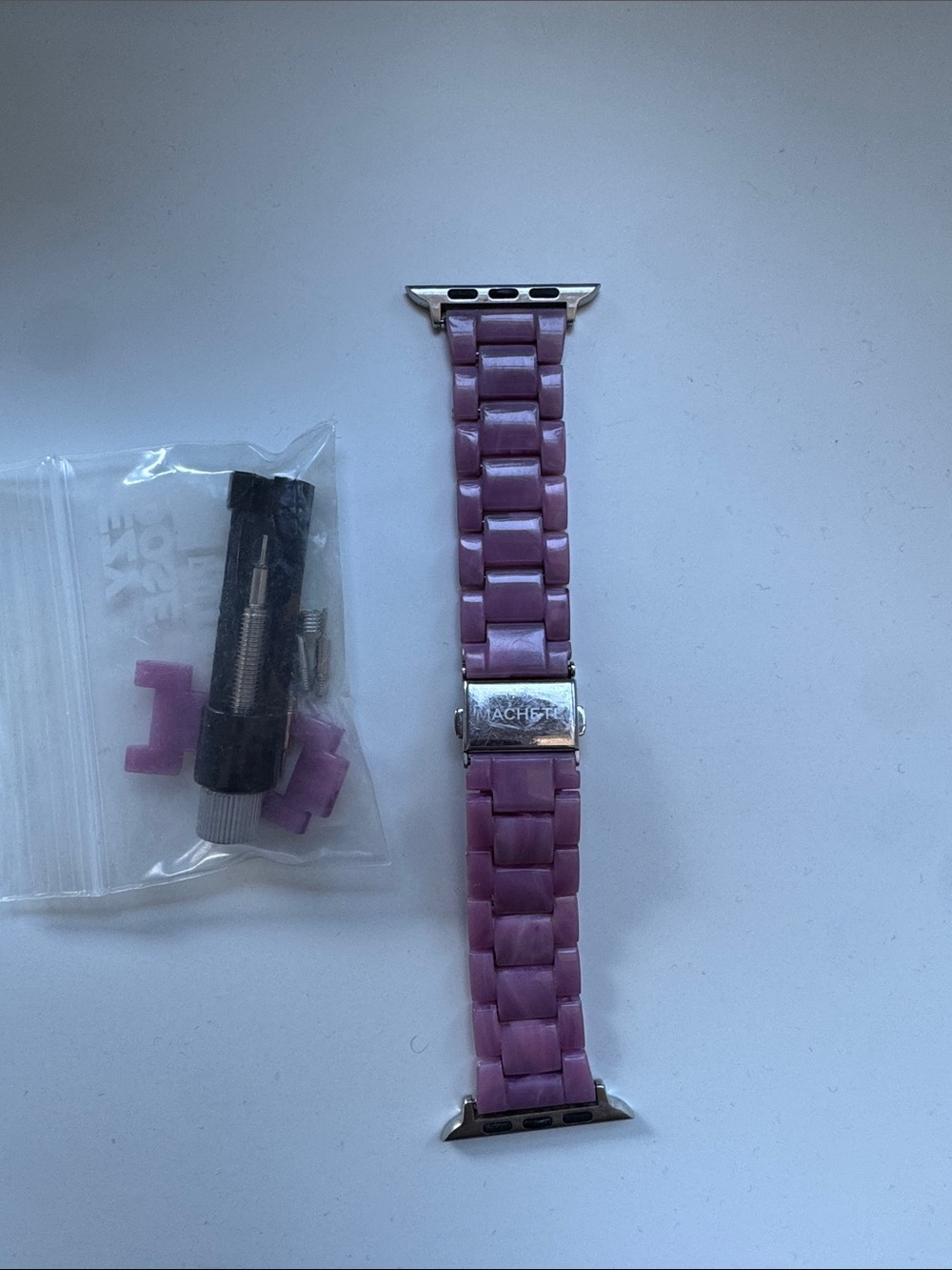 Machete Purple Resin Link Apple Watch Band for Women
